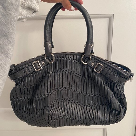 COACH Charcoal Gray Purse - Picture 2 of 3